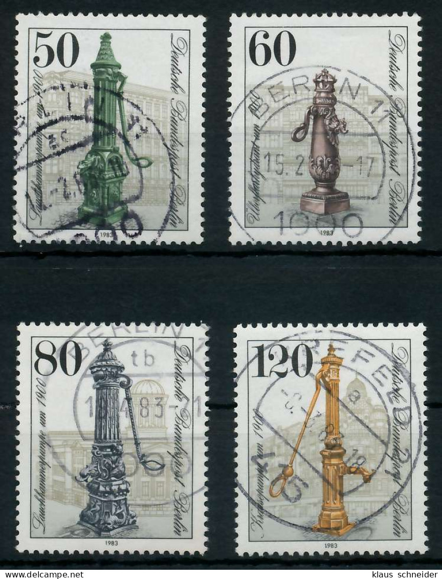 BERLIN 1983 Nr 689-692 Zentrisch Gestempelt X91D3B2 - Used Stamps