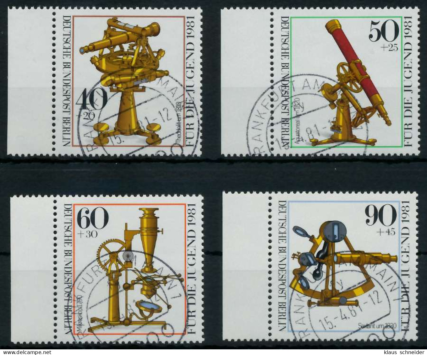 BERLIN 1981 Nr 641-644 Gestempelt X91D4DA - Used Stamps