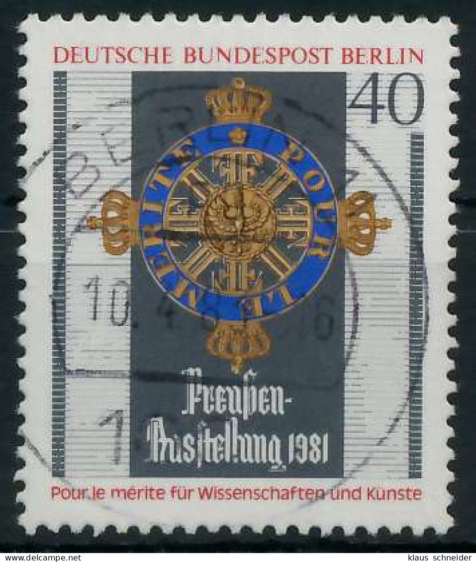 BERLIN 1981 Nr 648 Zentrisch Gestempelt X91D4DE - Used Stamps