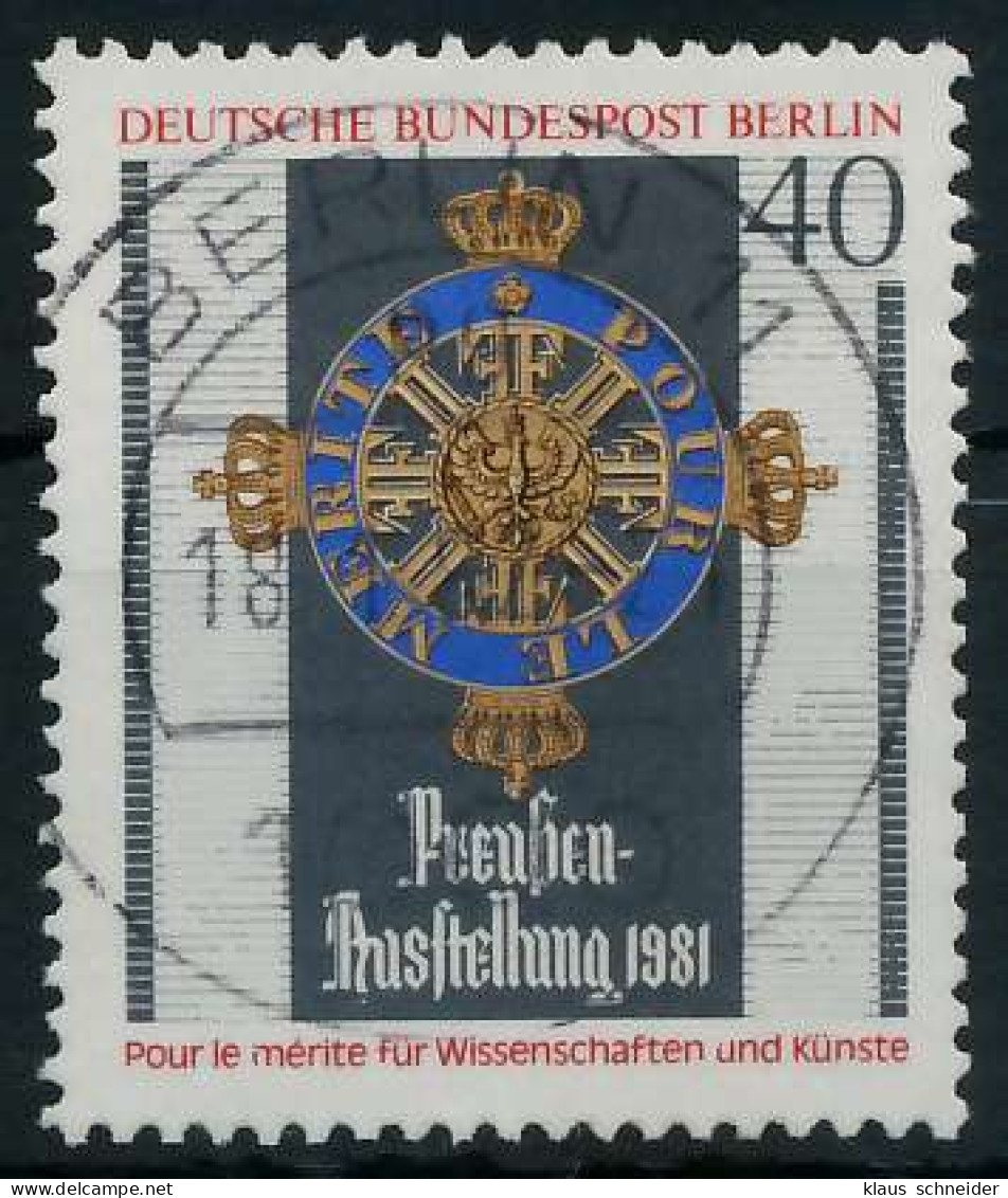 BERLIN 1981 Nr 648 Zentrisch Gestempelt X91D4EA - Gebraucht