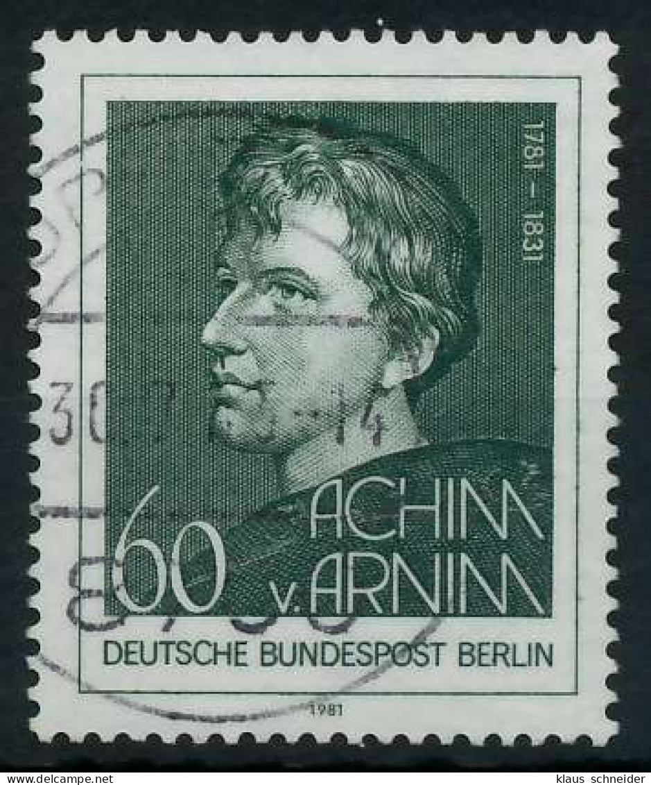 BERLIN 1981 Nr 637 Zentrisch Gestempelt X91D516 - Oblitérés