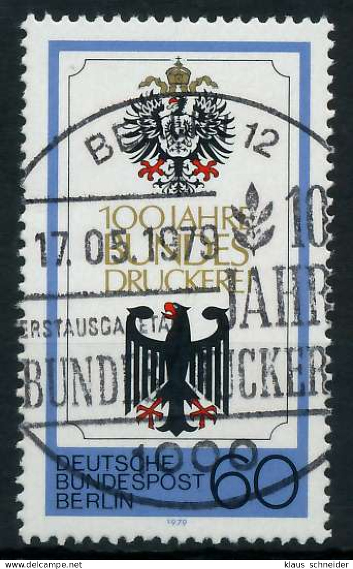 BERLIN 1979 Nr 598 ESST Zentrisch Gestempelt X91D60A - Used Stamps