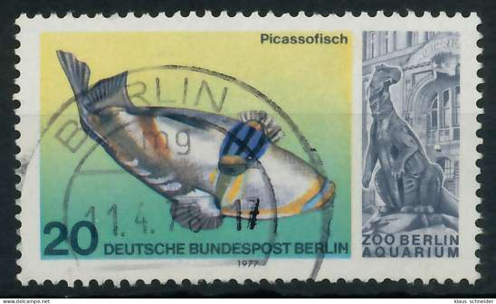BERLIN 1977 Nr 552 Gestempelt X91D666 - Oblitérés
