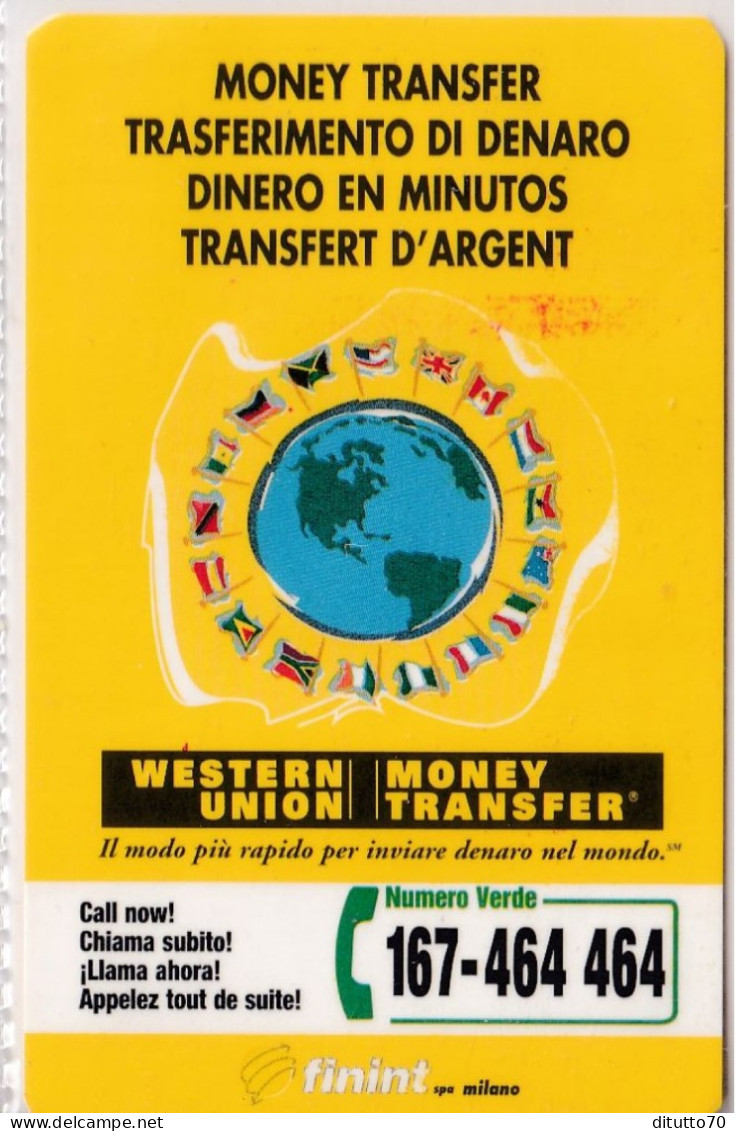 Calendarietto - Western Union - Money Transfer - Anno 1998 - Kleinformat : 1991-00