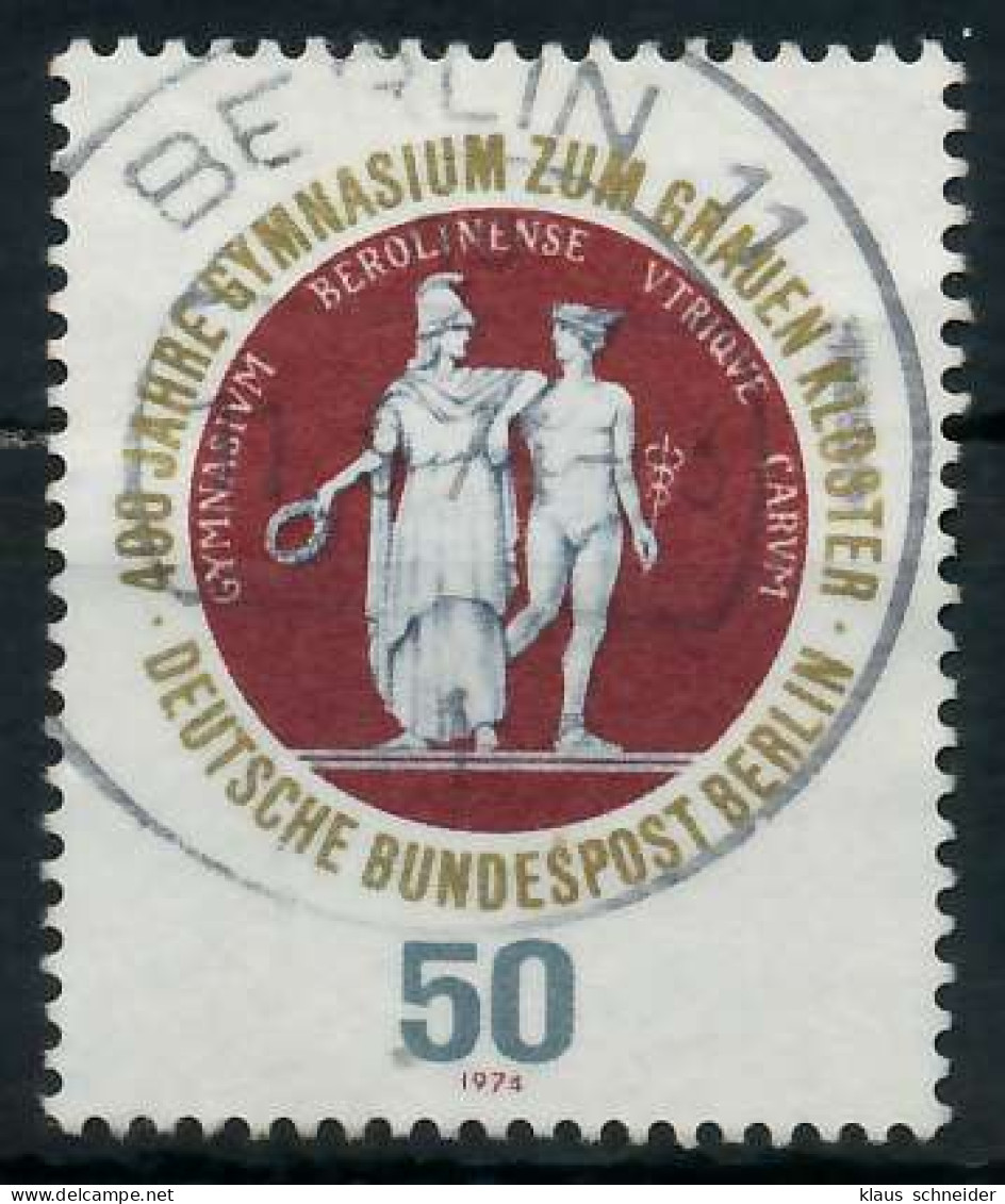 BERLIN 1974 Nr 472 Zentrisch Gestempelt X91D776 - Usados