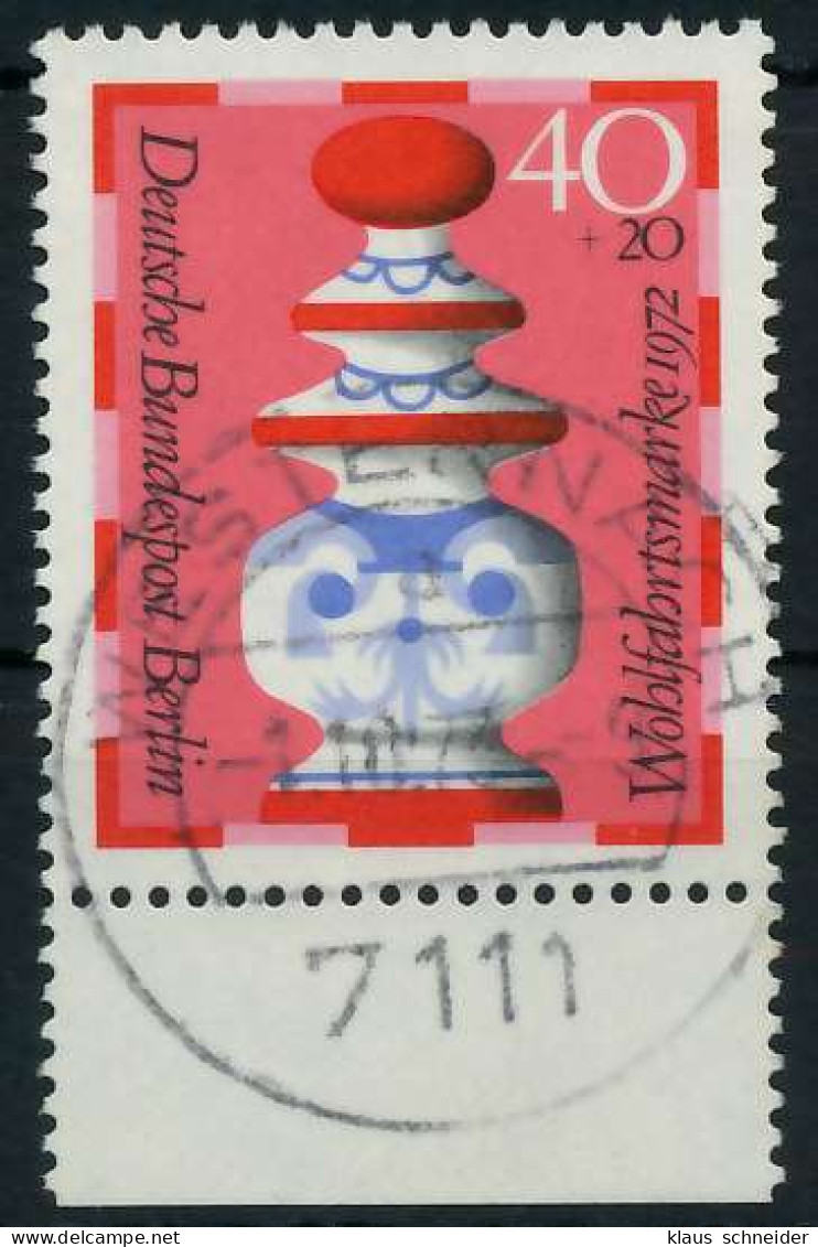 BERLIN 1972 Nr 437 Zentrisch Gestempelt URA X91D886 - Used Stamps