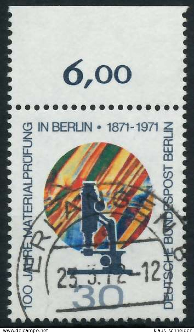 BERLIN 1971 Nr 416 Zentrisch Gestempelt ORA X91D92A - Gebraucht