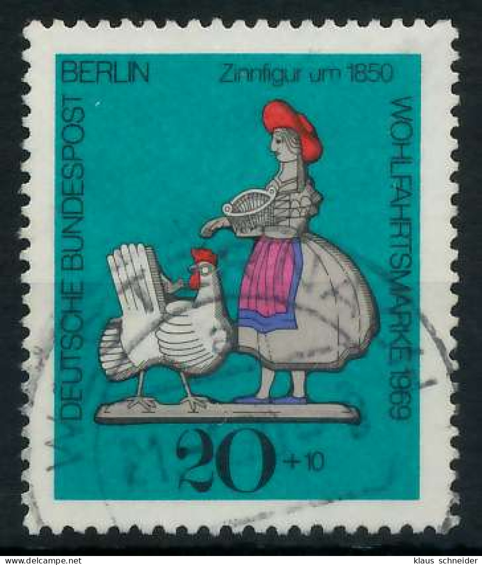 BERLIN 1969 Nr 349 Gestempelt X91D942 - Used Stamps