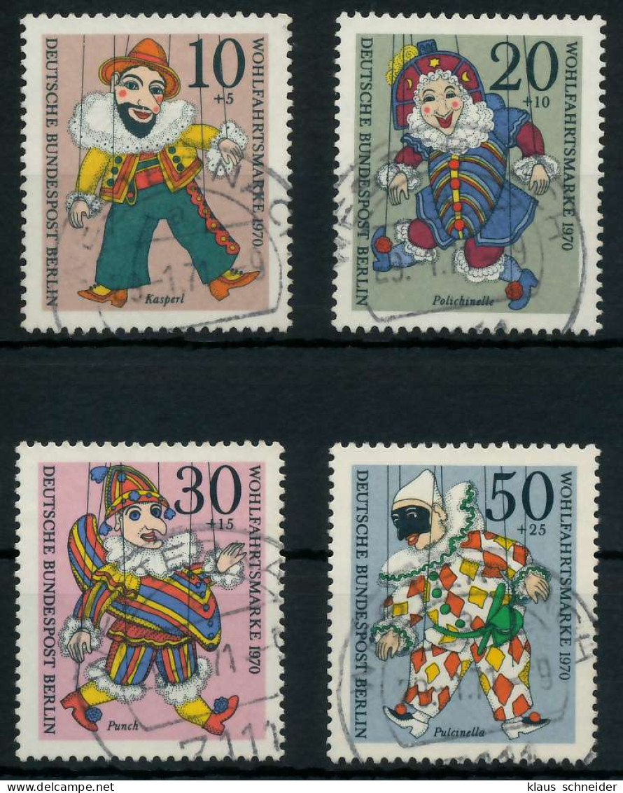 BERLIN 1970 Nr 373-376 Zentrisch Gestempelt X91D96A - Used Stamps