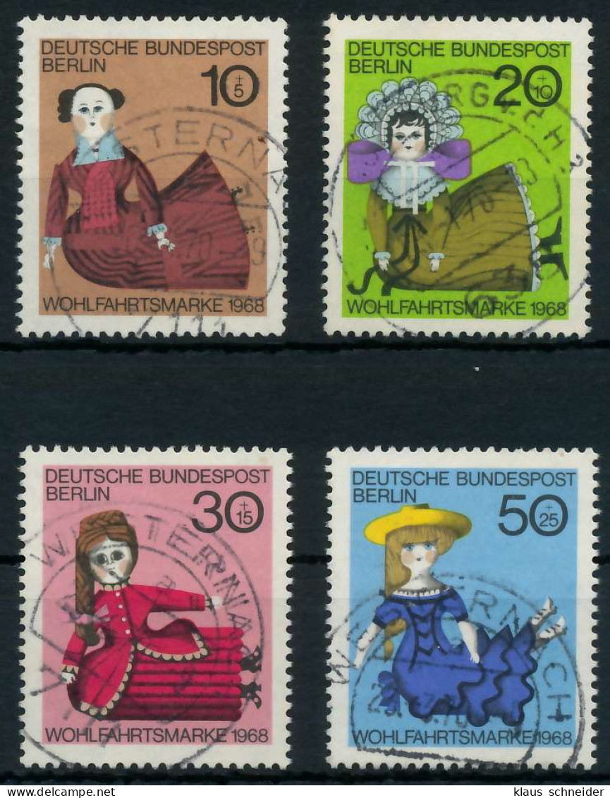 BERLIN 1968 Nr 322-325 Gestempelt X91D9AE - Used Stamps