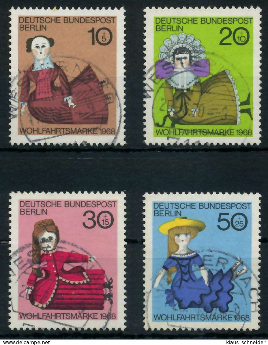 BERLIN 1968 Nr 322-325 Gestempelt X91D9BA - Used Stamps