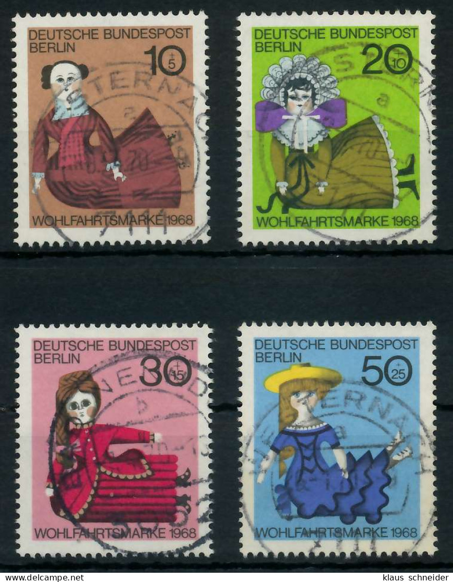 BERLIN 1968 Nr 322-325 Gestempelt X91D9CE - Used Stamps