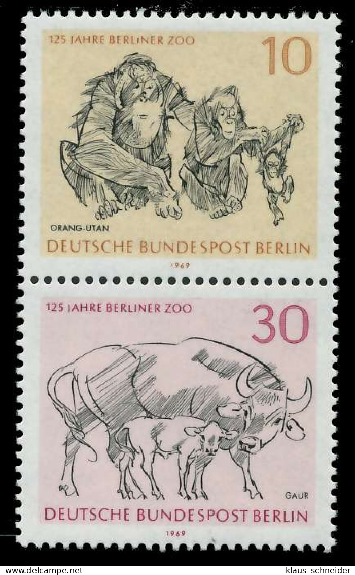 BERLIN ZUSAMMENDRUCK Nr S338 Und 340 Postfrisch SENKR PAAR X91DAB6 - Zusammendrucke
