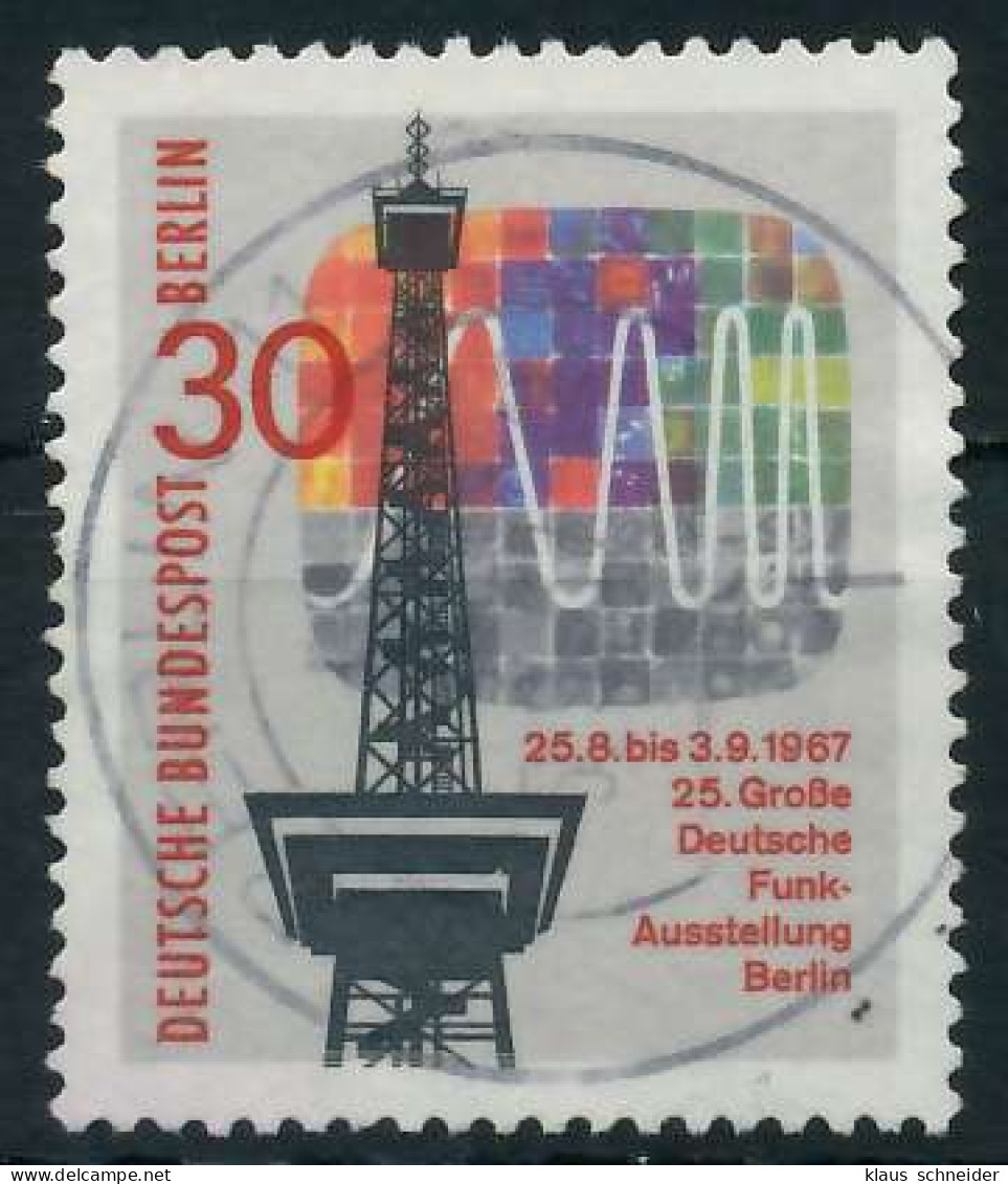 BERLIN 1967 Nr 309 Zentrisch Gestempelt X9202B6 - Usados