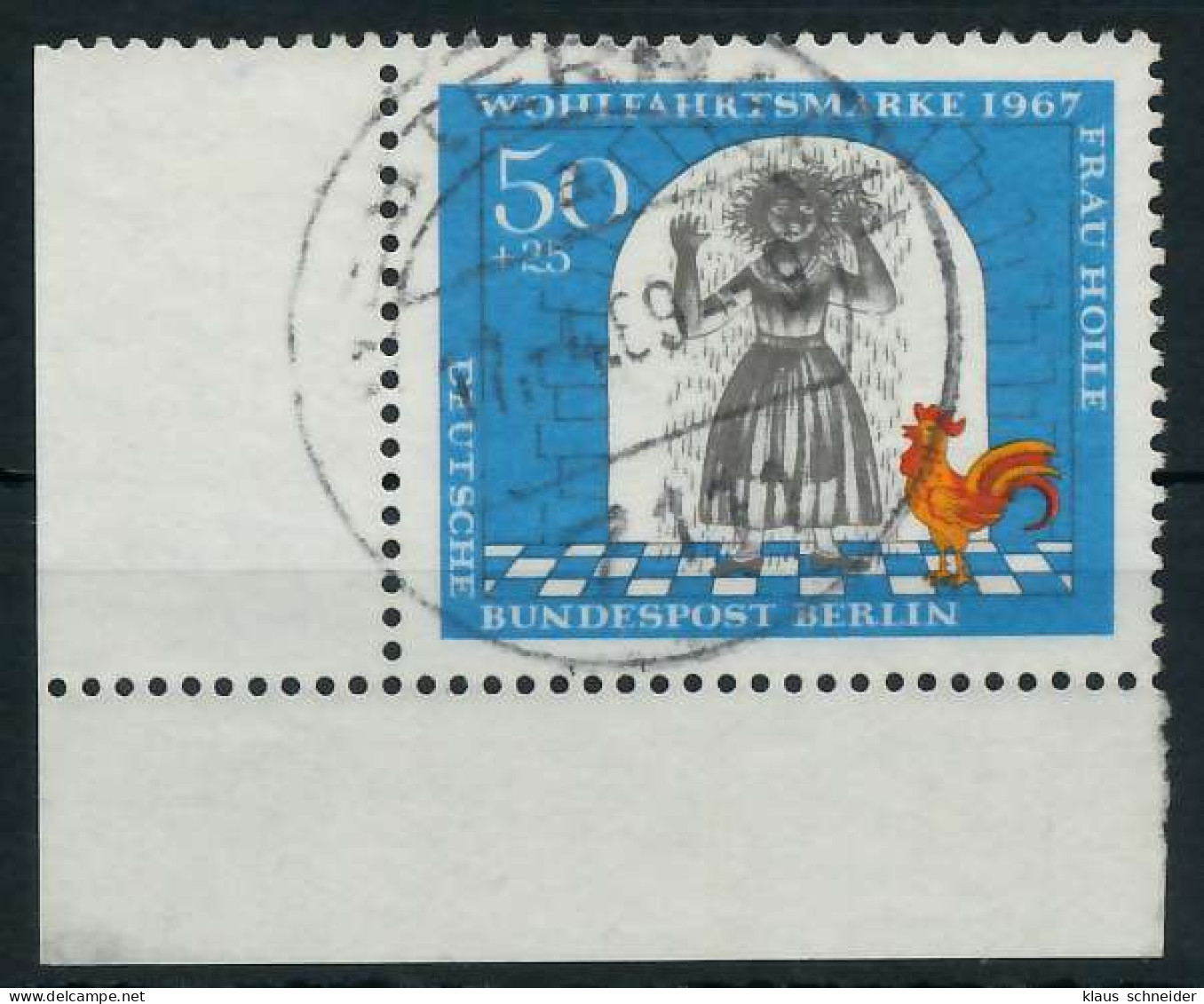 BERLIN 1967 Nr 313 Zentrisch Gestempelt ECKE-ULI X9202D2 - Used Stamps