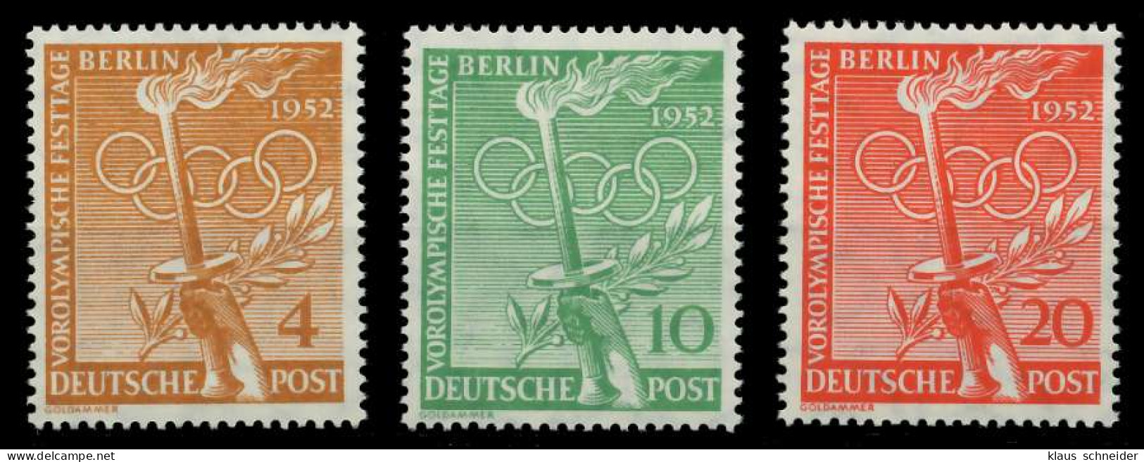 BERLIN 1952 Nr 88-90 Postfrisch X9203CE - Ongebruikt