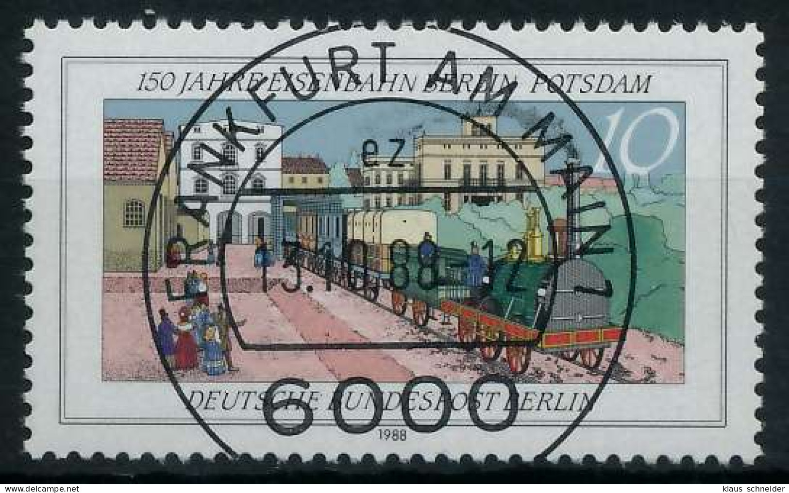 BERLIN 1988 Nr 822 Zentrisch Gestempelt X9205C2 - Used Stamps