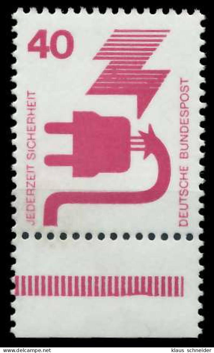 BRD DS UNFALLVERHÜTUNG Nr 699P Postfrisch URA X920642 - Unused Stamps