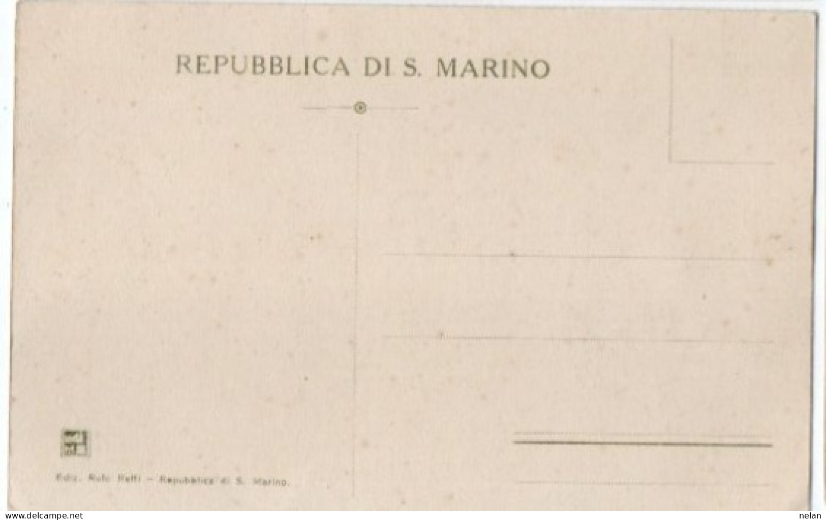 REPUBBLICA DI S. MARINO - LA ROCCA DAI BASSI CONTRAFFORTI DEL TITANO - F.P. - San Marino