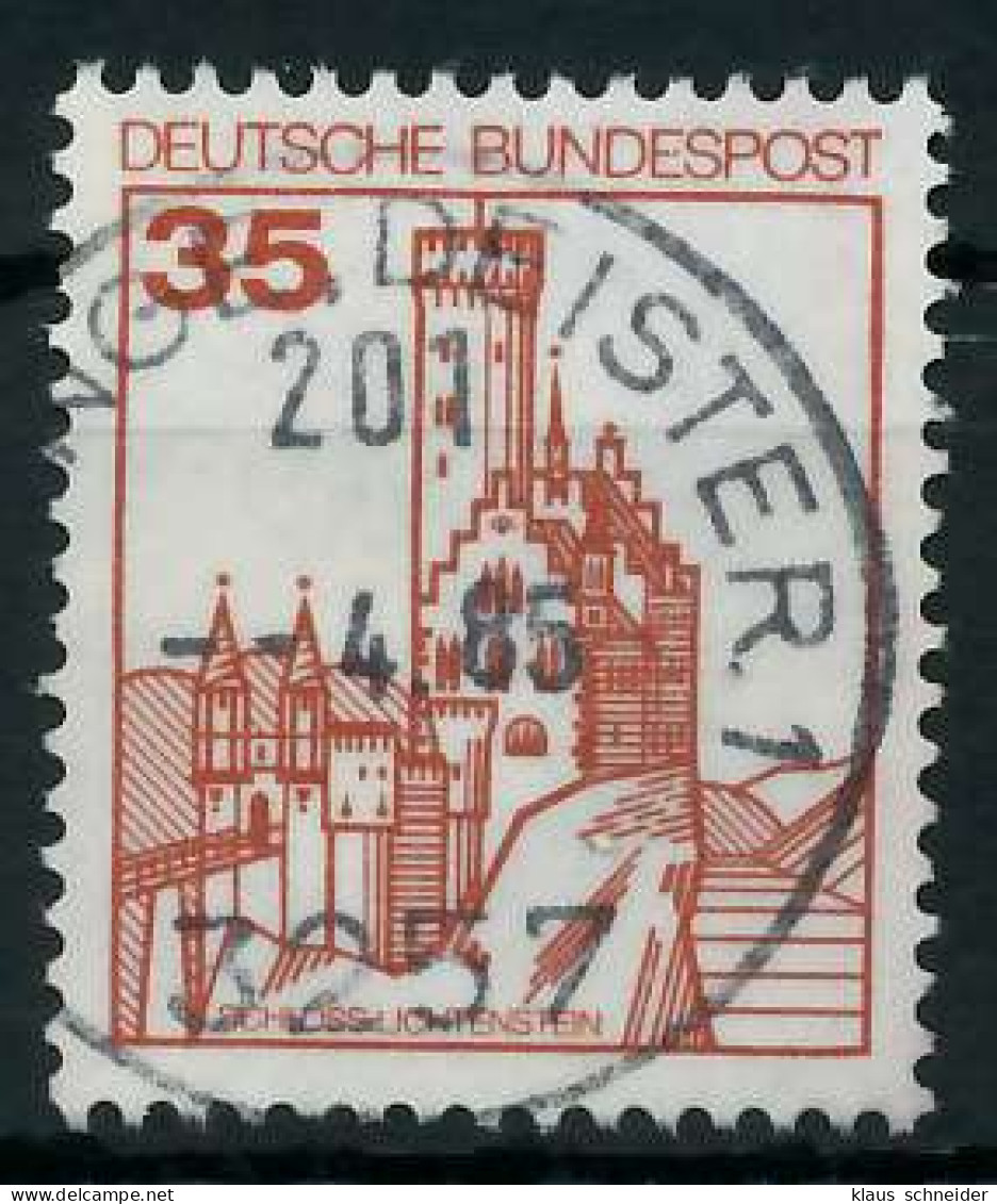 BRD DS BURGEN U. SCHLÖSSER Nr 1139 Zentrisch Gestempelt X9270E6 - Used Stamps