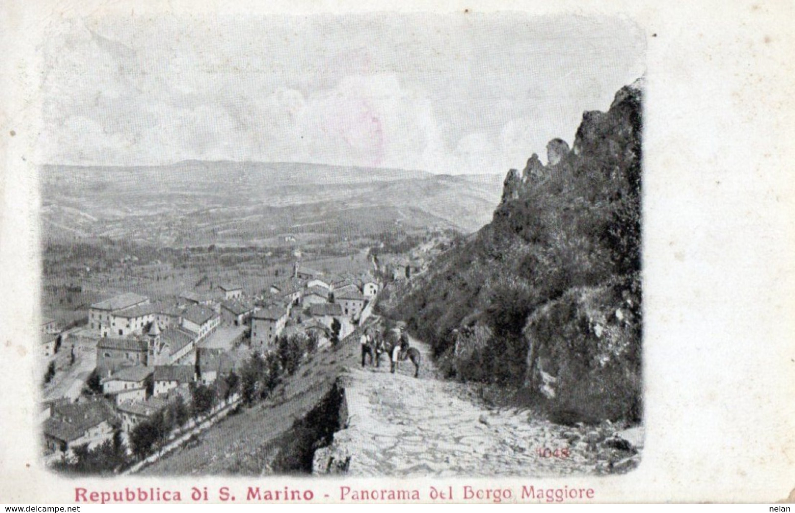 REPUBBLICA DI S. MARINO - PANORAMA DEL BORGO MAGGIORE - F.P. - Saint-Marin