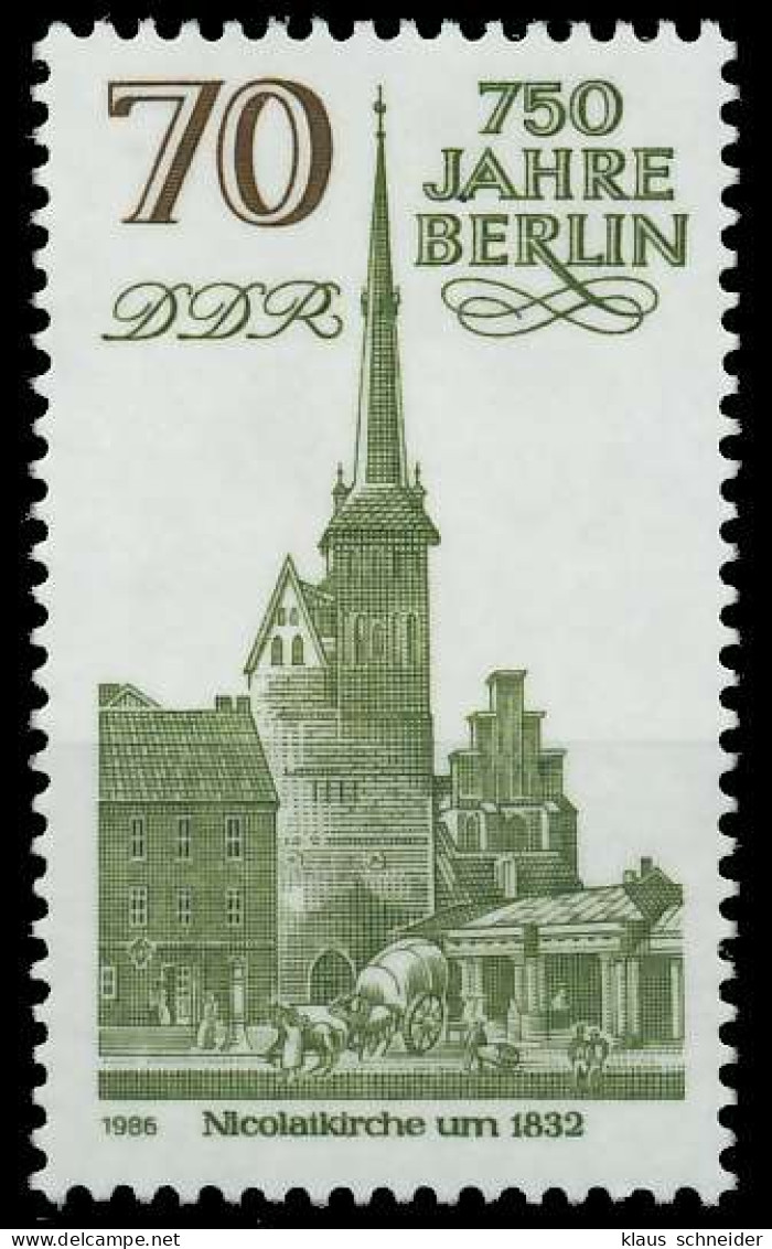 DDR 1986 Nr 3026 Postfrisch SB62592 - Unused Stamps
