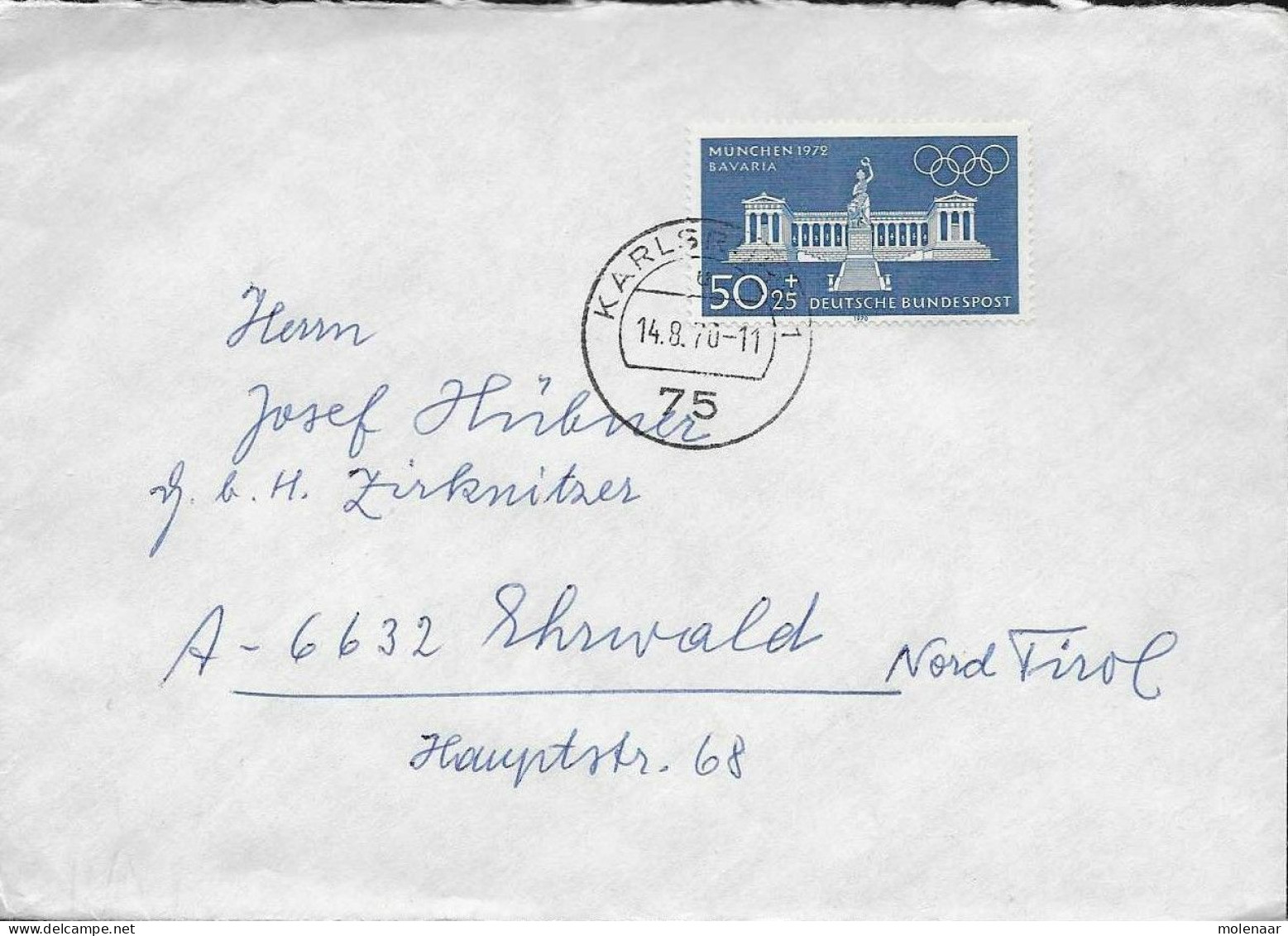Postzegels > Europa > Duitsland > West-Duitsland > 1960-1969 > Brief Met No. 627 (17144) - Briefe U. Dokumente