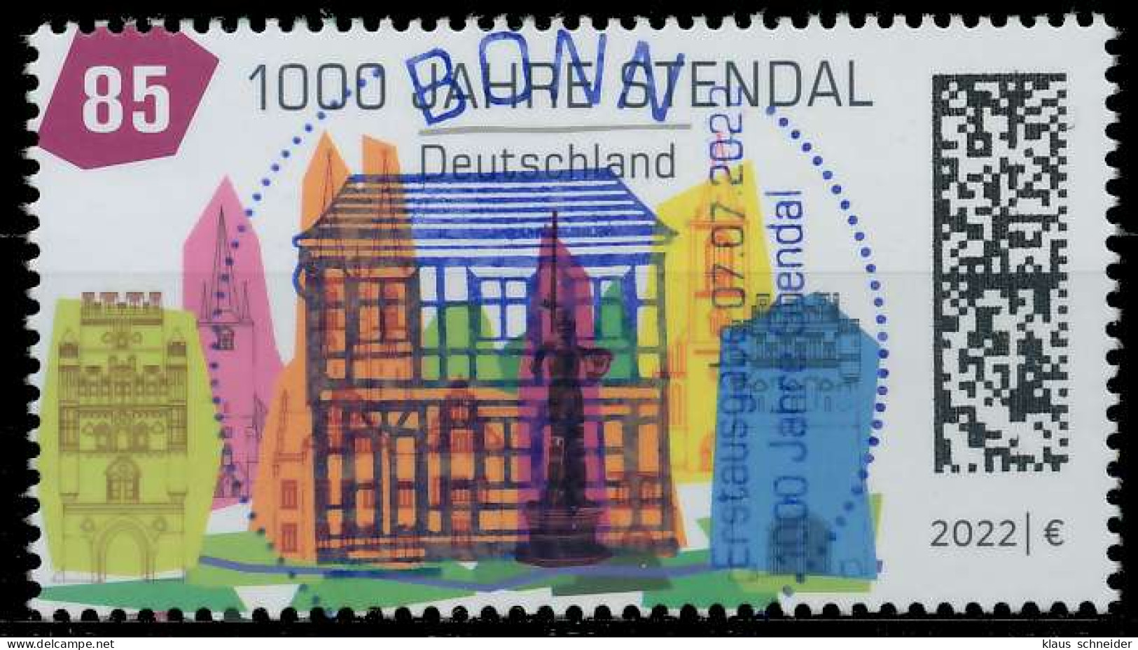 BRD BUND 2022 Nr 3698 ESST Zentrisch Gestempelt X51F296 - Used Stamps