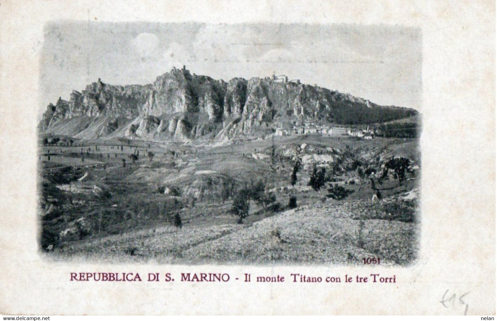 REPUBBLICA DI S. MARINO - IL MONTE TITANO CON LE TRE TORRI - F.P. - Saint-Marin