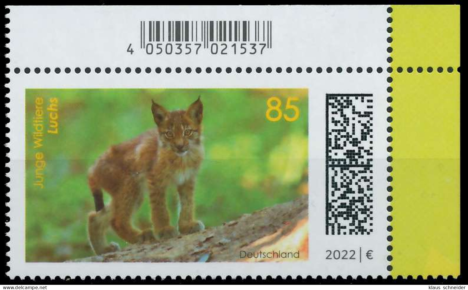 BRD BUND 2022 Nr 3682 Postfrisch ECKE-ORE X521E02 - Unused Stamps