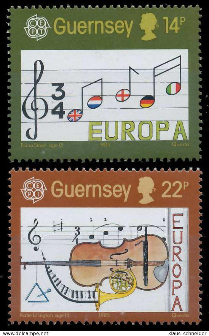 GUERNSEY 1985 Nr 322-323 Postfrisch S1F0CD6 - Guernsey