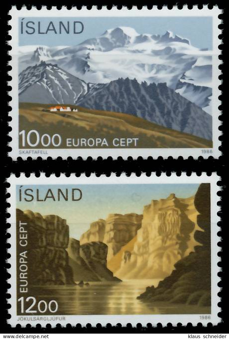 ISLAND 1986 Nr 648-649 Postfrisch X5C6122 - Nuovi