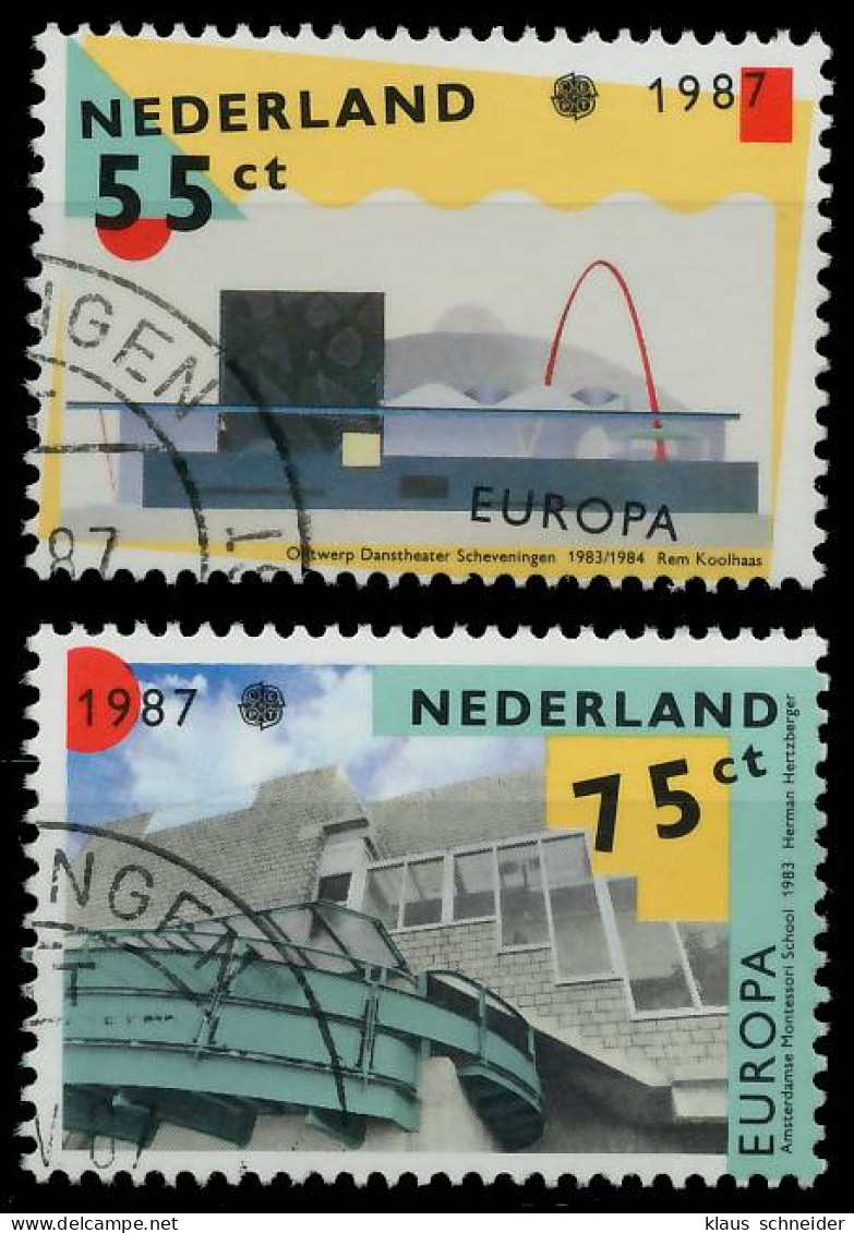 NIEDERLANDE 1987 Nr 1318-1319 Gestempelt X5C6662 - Used Stamps