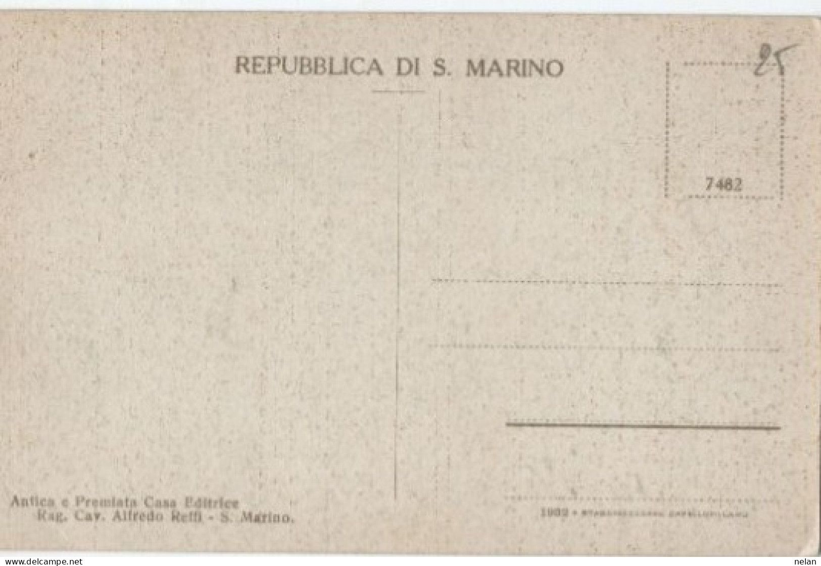 REPUBBLICA DI S. MARINO - PANORAMA VISTO DAL PALAZZO GOVERNATIVO - F.P. - San Marino