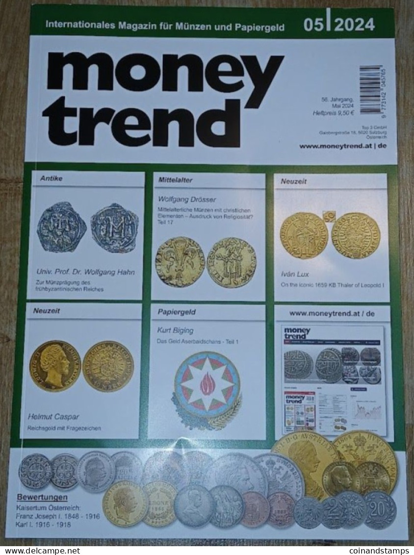 Money Trend 5/2024 Bewertungskatalog Der Münzen Franz I. Und Ferdinand I., 148 Seiten - Books & Software