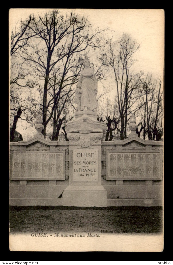 02 - GUISE - MONUMENT AUX MORTS - Guise