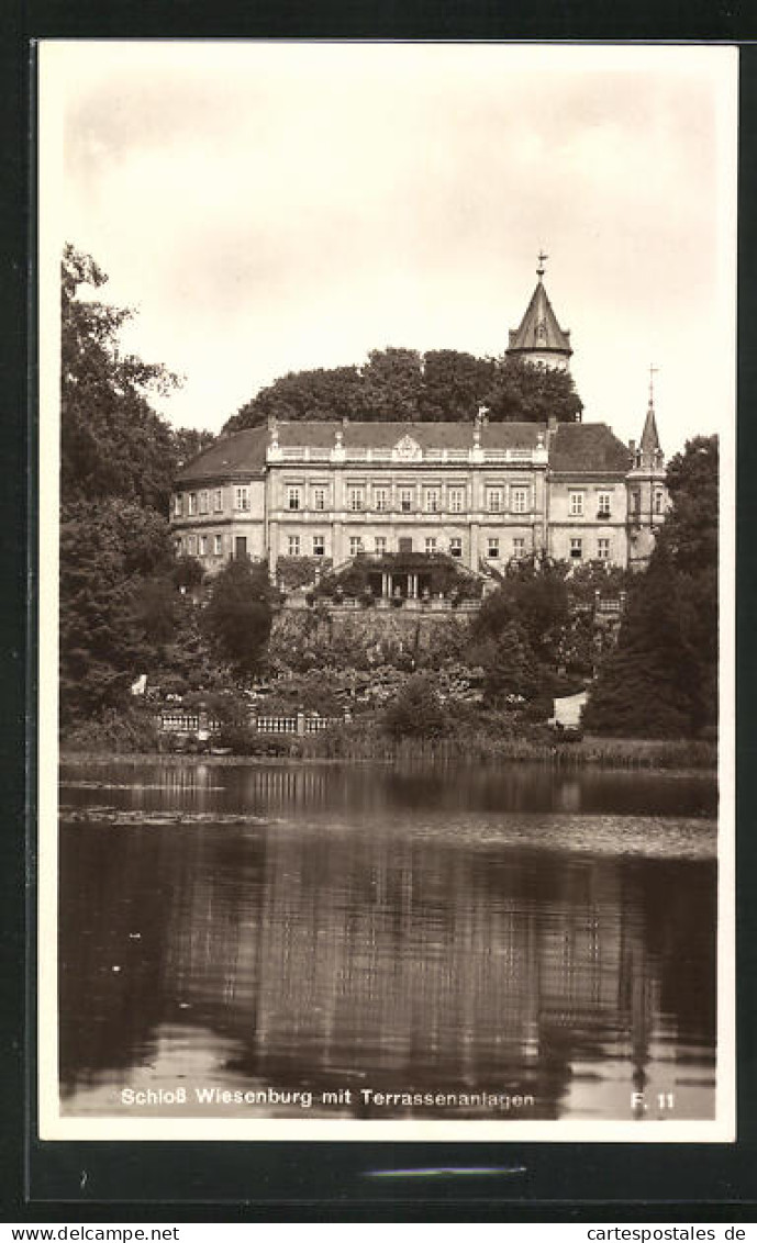 AK Wiesenburg, Schloss Wiesenburg Mit Terrassenanlagen  - Other & Unclassified