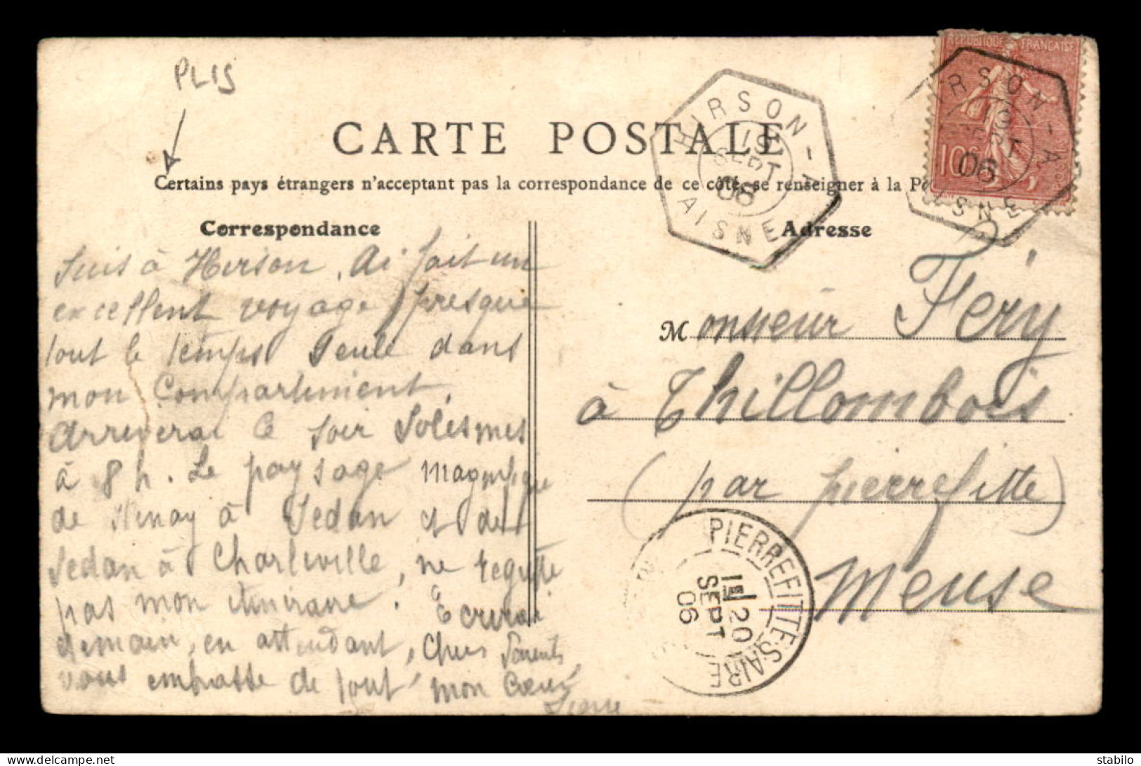 02 - HIRSON - L'EGLISE APRES L'INCENDIE DU 9 JANVIER 1906 - Hirson