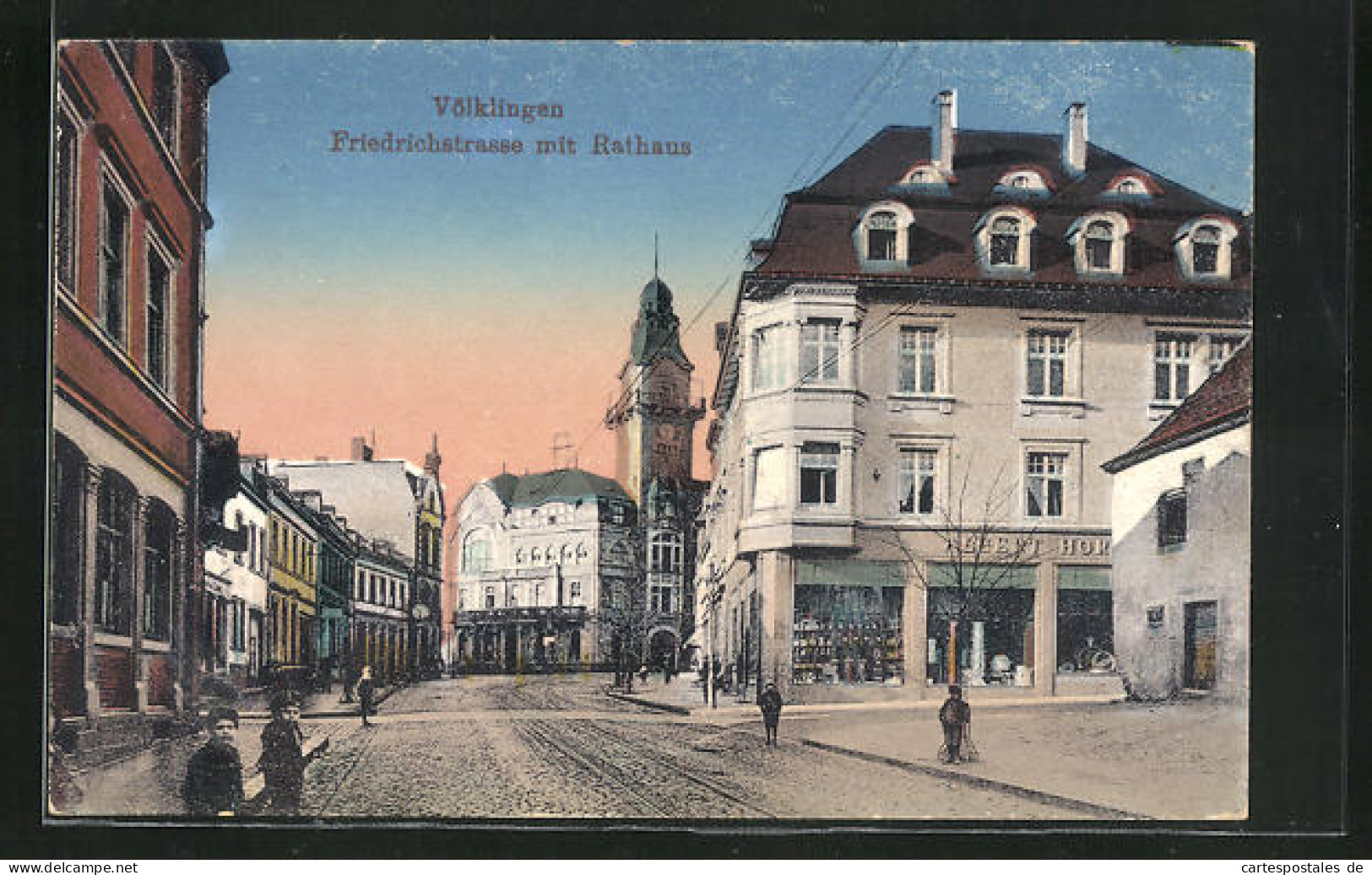 AK Völklingen, Friedrichstrasse Mit Rathaus  - Sonstige & Ohne Zuordnung