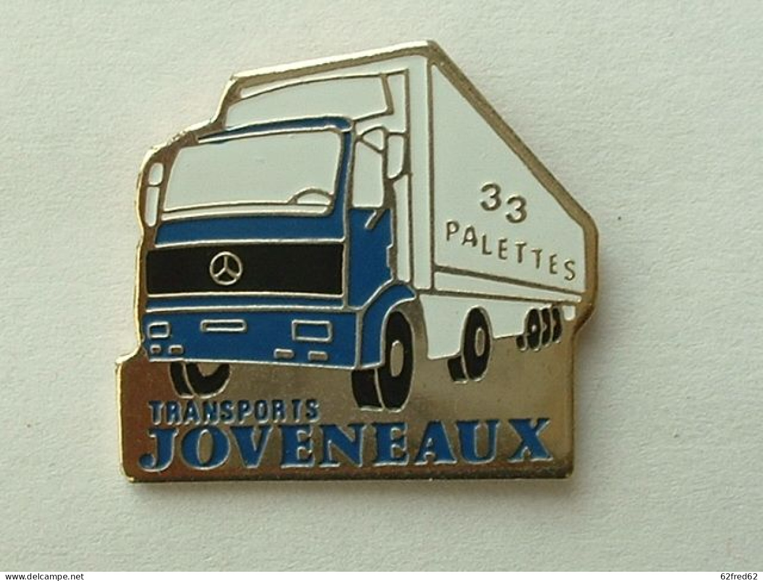 PIN'S CAMION MERCEDES - TRANSPORTS JOVENEAUX - Transports