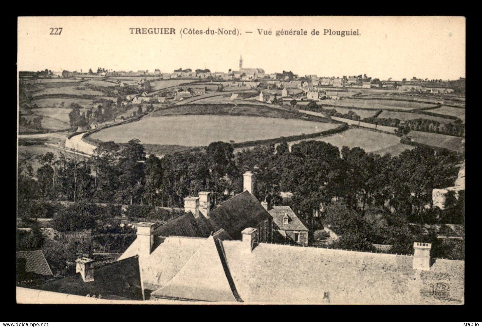 22 - TREGUIER - VUE GENERALE DE PLOUGUIEL - Tréguier