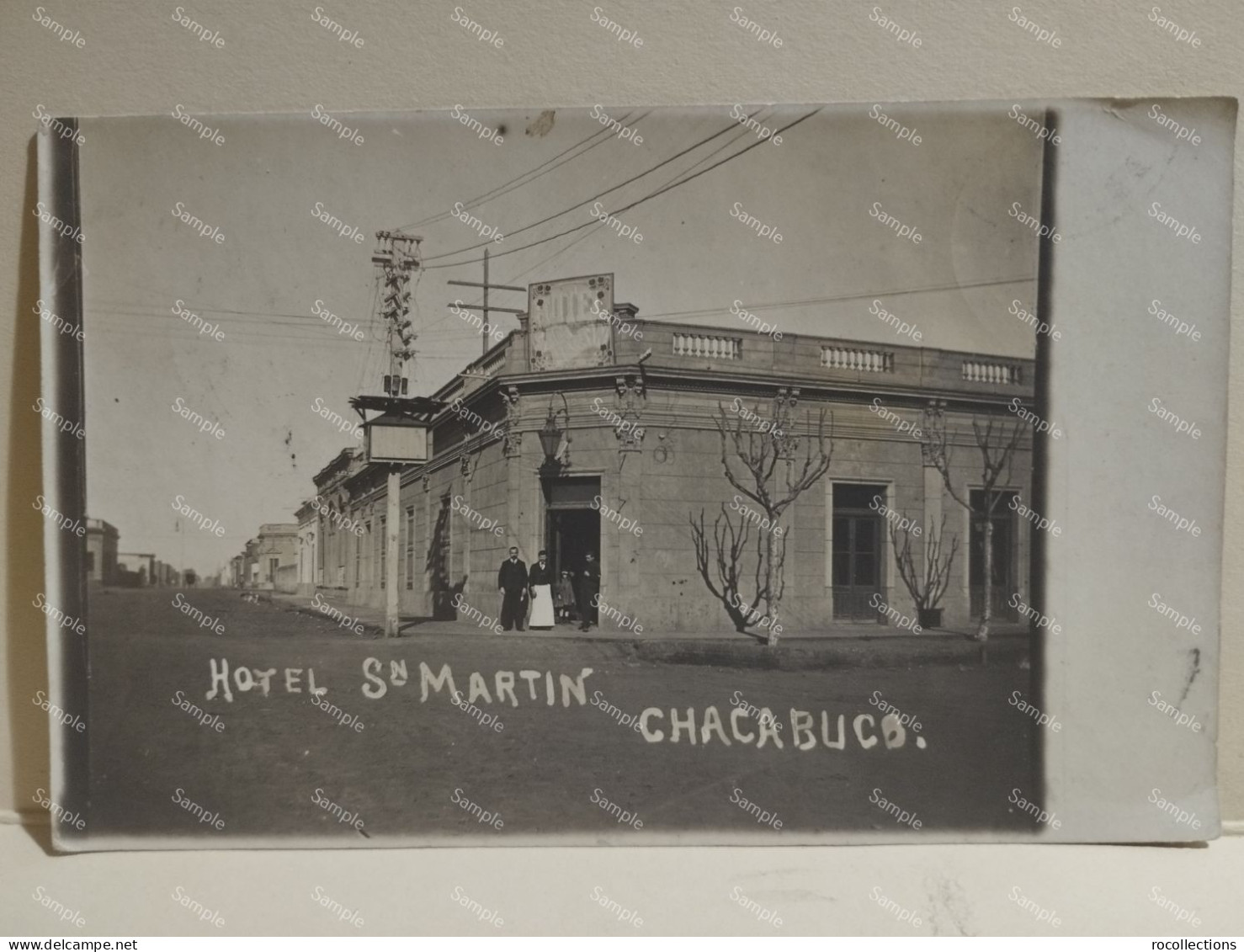 Argentina CHACABUCO Hotel Sn. Martin. Shipped 1908 - Argentinien