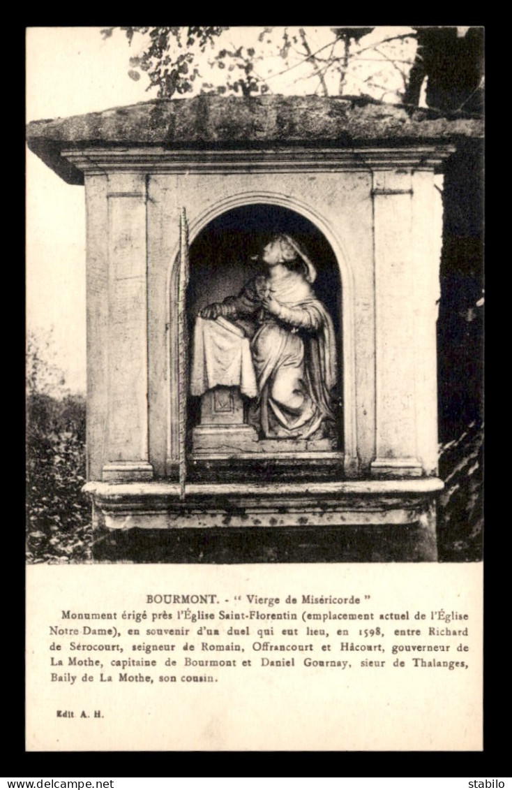 52 - BOURMONT - MONUMENT DE LA VIERGE DE MISERICORDE - Bourmont