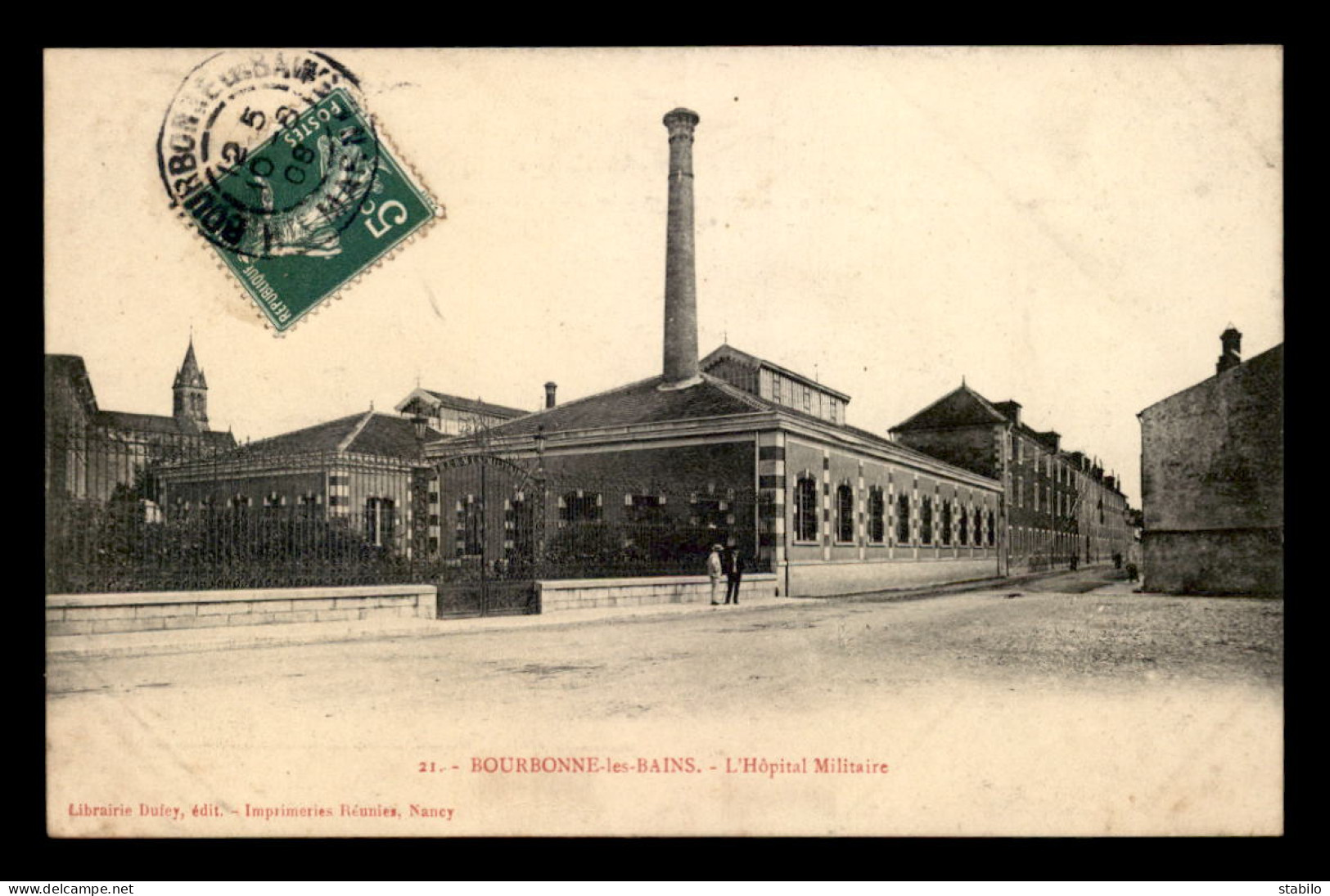 52 - BOURBONNE-LES-BAINS - L'HOPITAL MILITAIRE - Bourbonne Les Bains