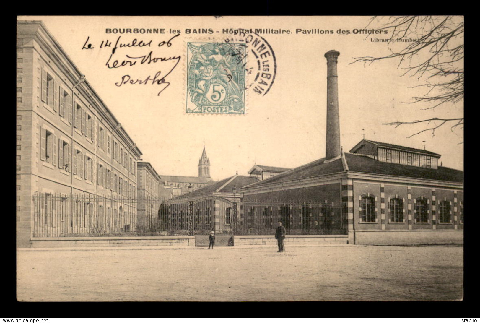 52 - BOURBONNE-LES-BAINS - HOPITAL MILITAIRE - PAVILLONS DES OFFICIERS - Bourbonne Les Bains