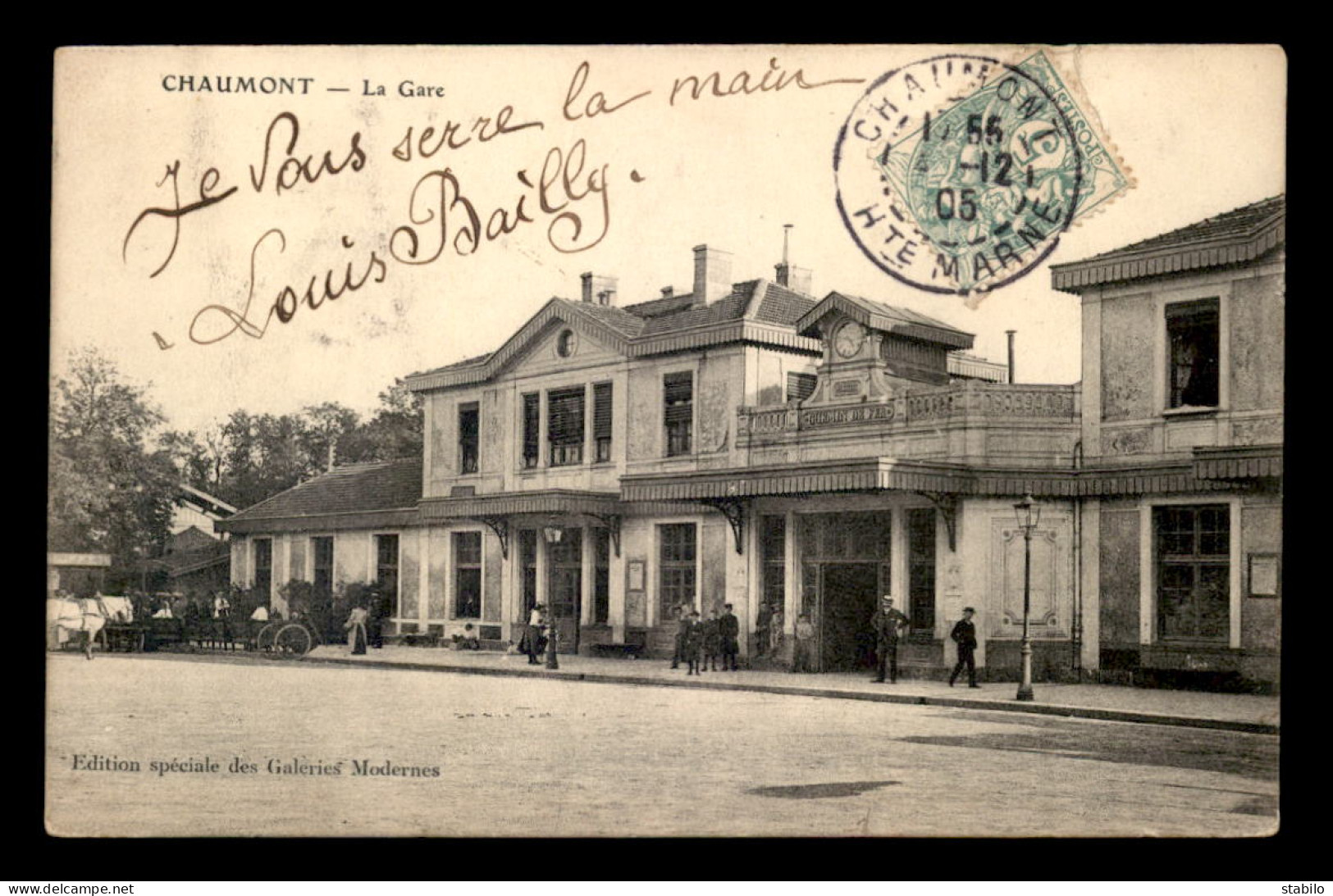 52 - CHAUMONT - FACADE DE LA GARE - Chaumont