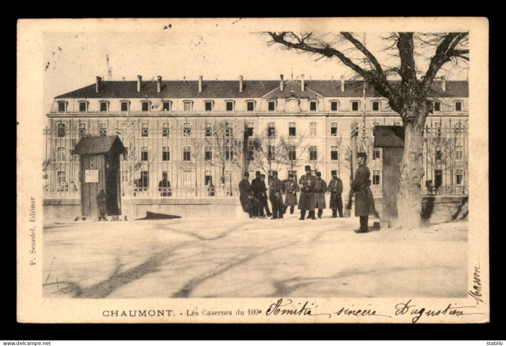 52 - CHAUMONT - LES CASERNES DU 109E  - Chaumont