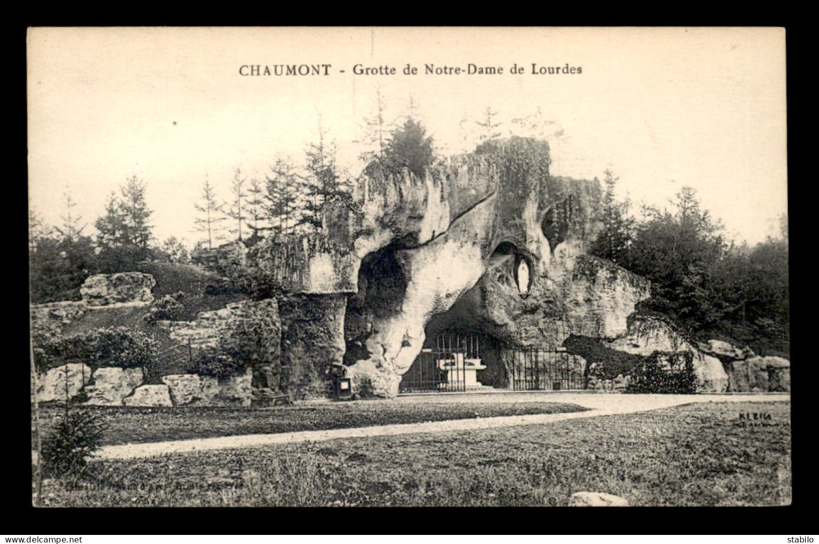 52 - CHAUMONT - GROTTE DE N-D DE LOURDES - Chaumont