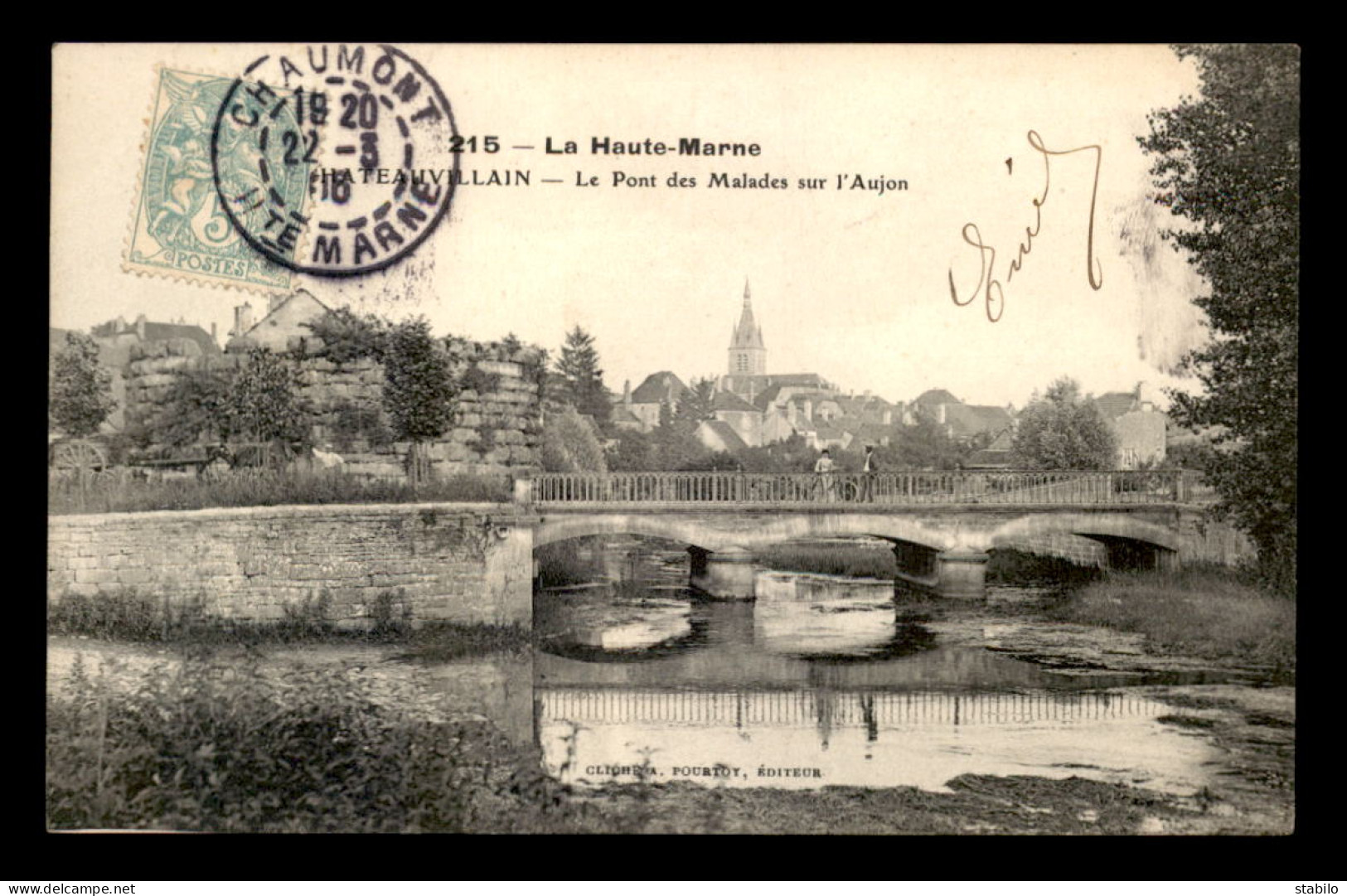 52 - CHATEAUVILLAIN - LE PONT DES MALADES SUR L'AUJON - Chateauvillain