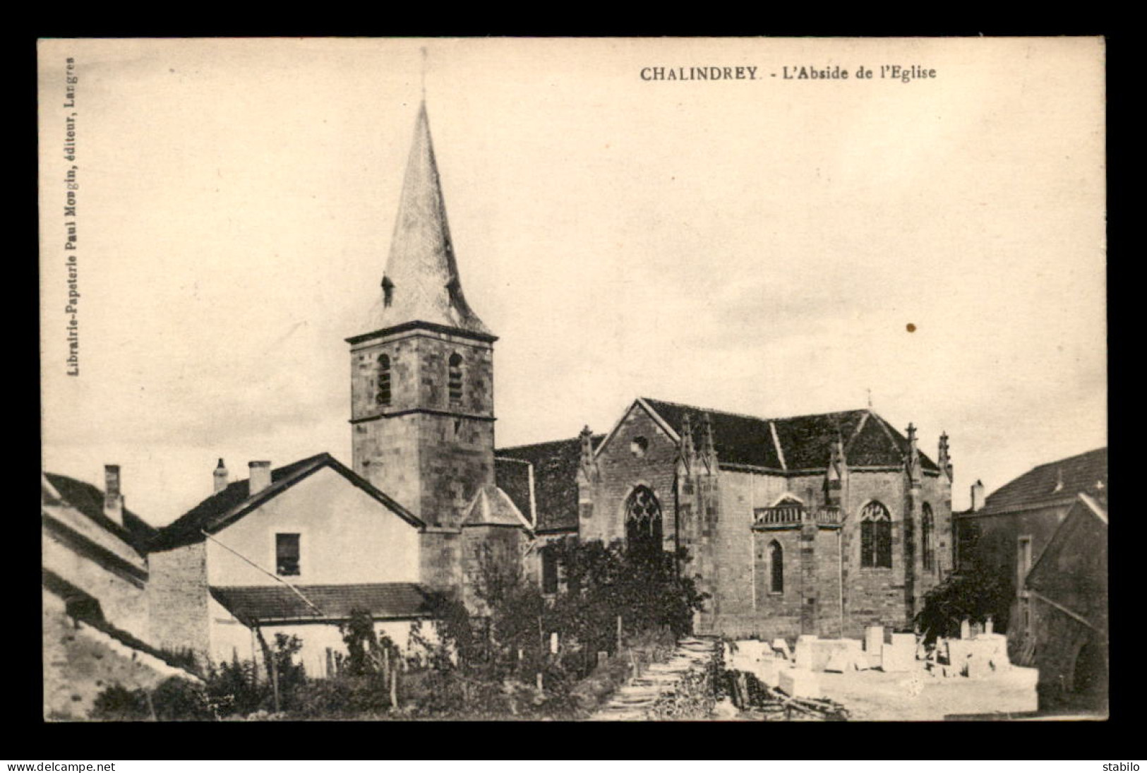 52 - CHALINDREY - L'ABSIDE DE L'EGLISE - Chalindrey